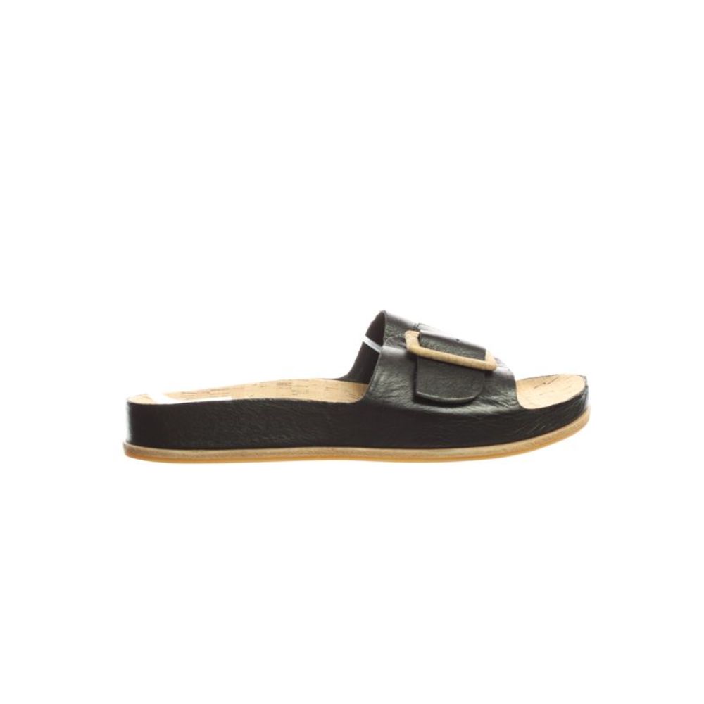 Kork-Ease Womens Tusi Black Slides Size 10 Medium (B, M)